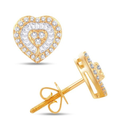 10KT-0.50CTW EARRING