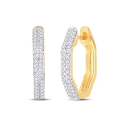 10KT-0.22CTW EARRINGS