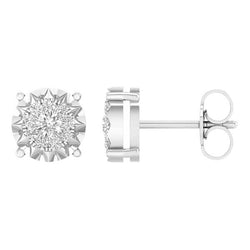 10KT-0.25CTW EARRINGS