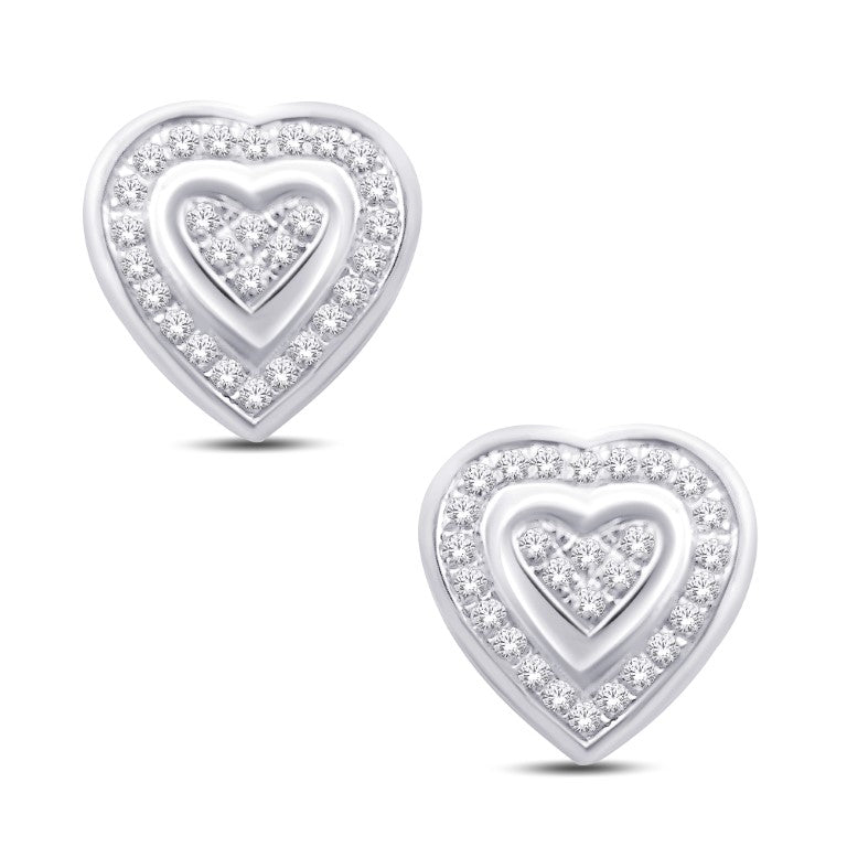 10KT-0.16CTW MPAVE EARINGS