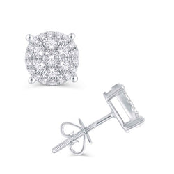 14KT-0.33CTW EARRINGS