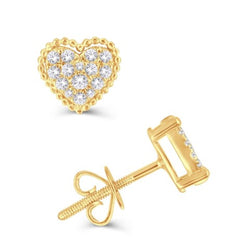 14KT-0.25CTW EARRINGS