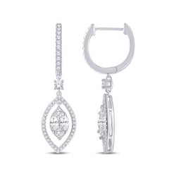 14KT-0.85CTW EARRINGS