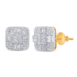 10KT-1.00CTW EARRINGS