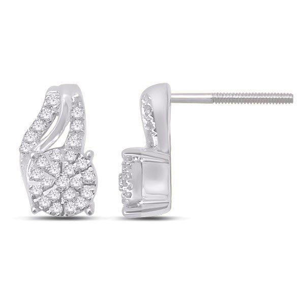 10KT-0.23CTW EARRINGS (Size 7)