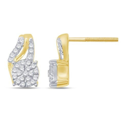 10KT-0.23CTW EARRINGS (Size 7)