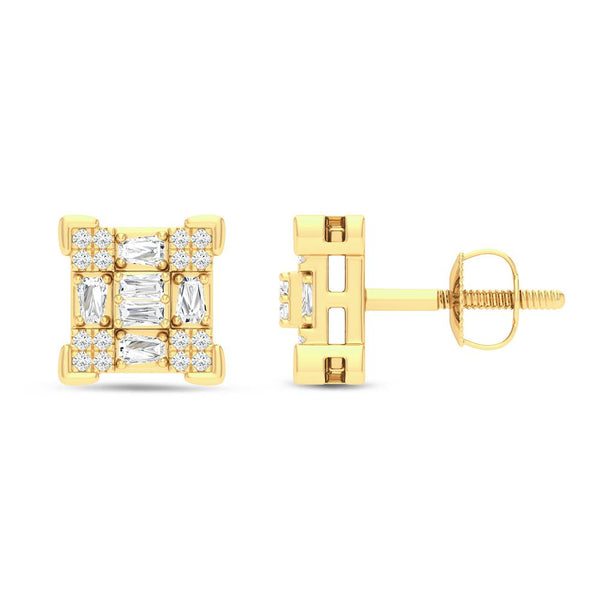 10KT-0.25CTW EARRINGS