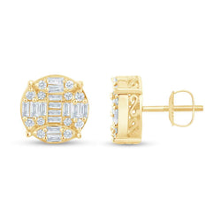 10KT-0.75CTW EARRINGS