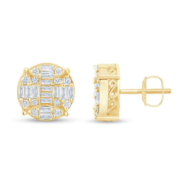 10KT-0.75CTW EARRINGS