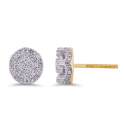 10KT-0.34CTW EARRINGS