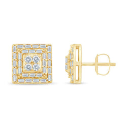 10KT-0.75CTW EARRINGS