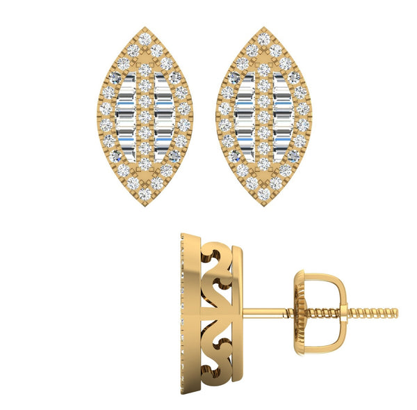 10KT-0.33CTW EARRINGS