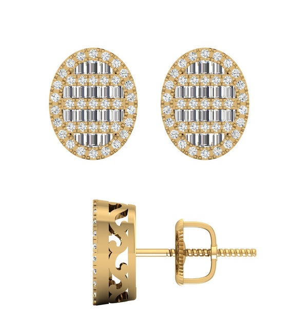 10KT-0.45CTW EARRINGS