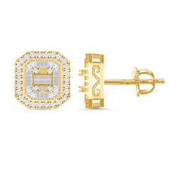 10KT-0.50CTW EARRINGS