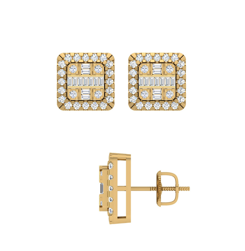 10KT-0.50CTW EARRINGS