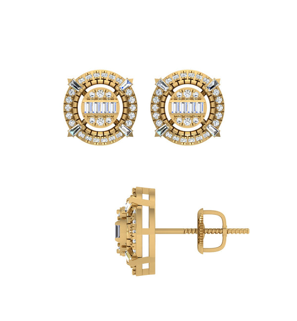 10KT-0.45CTW EARRINGS