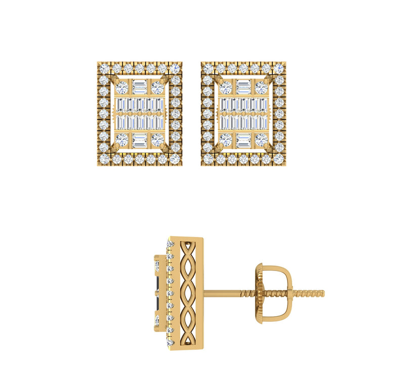 10KT-0.65CTW EARRINGS