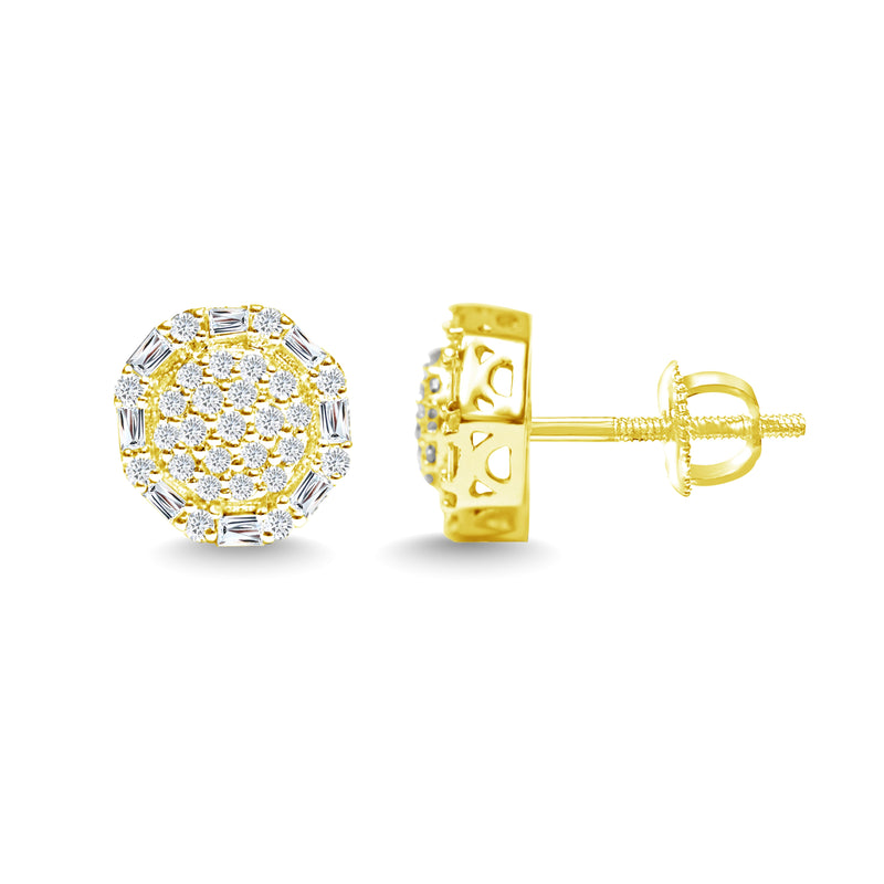 10KT-0.45CTW EARRINGS