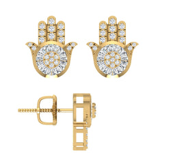 10KT-0.40CTW EARRINGS