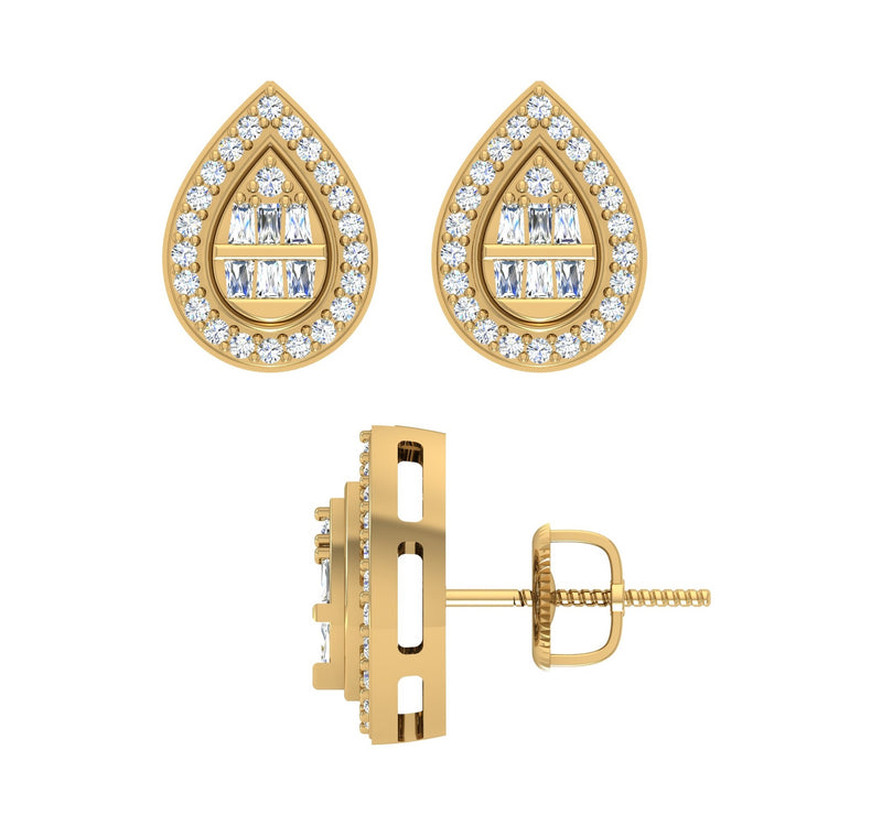 10KT-0.33CTW EARRINGS