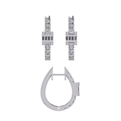 10KT-1.08CTW EARRINGS