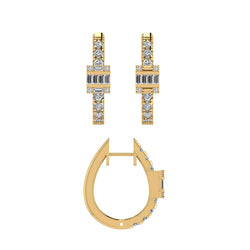 10KT-1.00CTW EARRINGS