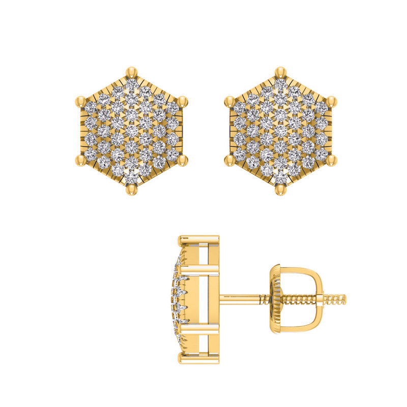 10KT-0.40CTW EARRINGS