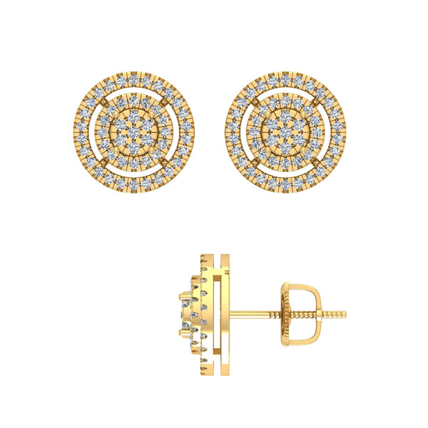 10KT-0.55CTW EARRINGS