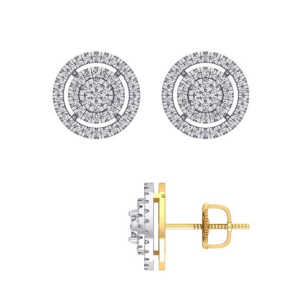 10KT-0.55CTW EARRINGS