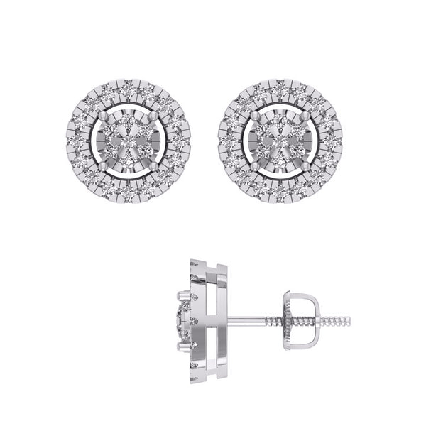 10KT-0.50CTW EARRINGS