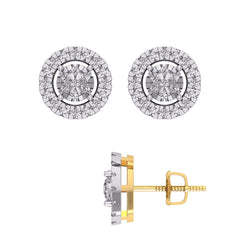 10KT-0.50CTW EARRINGS