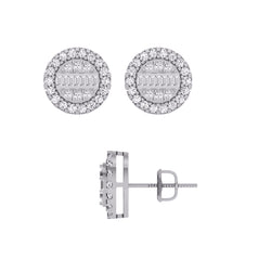 14KT-1.05CTW EARRINGS