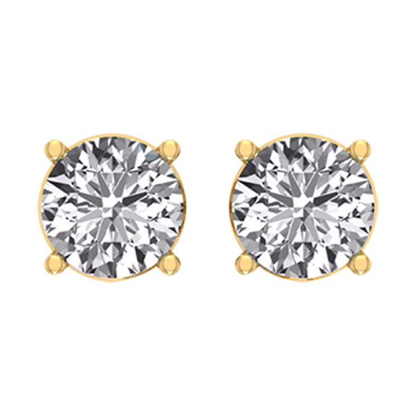 14KT-0.38CTW EARRINGS