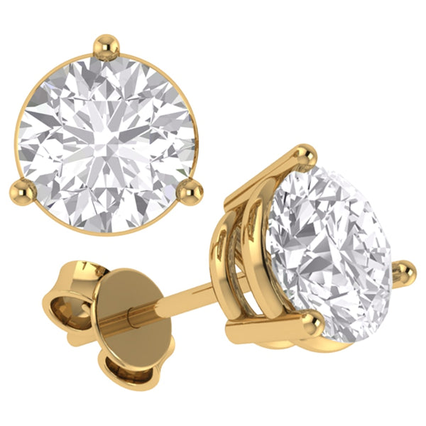 14KT-0.74CTW EARRINGS