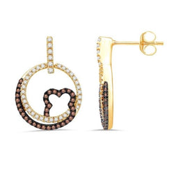 14KT-0.56CTW EARRING