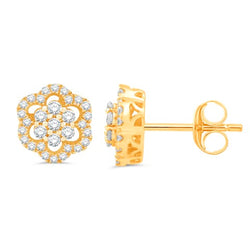 10KT-0.44CTW EARRINGS