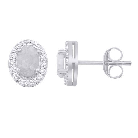 14KT-1.03CTW EARRINGS