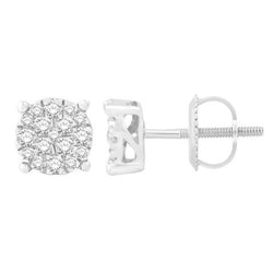 10KT-0.27CTW EARRINGS