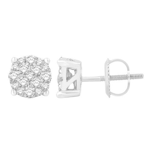 10KT-0.50CTW EARRINGS