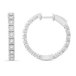 10KT-2.04CTW HOOPS