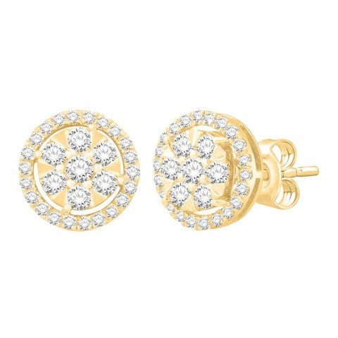 10KT-1.06CTW EARRINGS