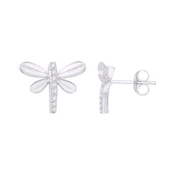 14KT-0.09CTW EARRINGS