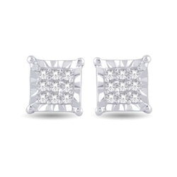 10KT-0.25CTW EARRINGS