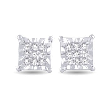 10KT-0.25CTW EARRINGS