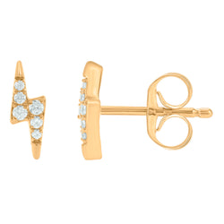 10KT-0.11CTW EARRINGS