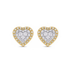 10KT-0.34CTW EARRINGS