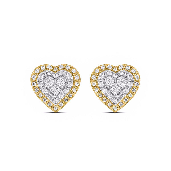 10KT-0.34CTW EARRINGS