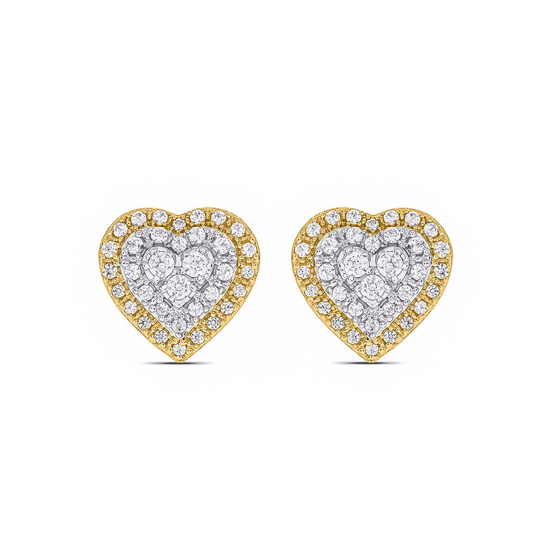 10KT-0.34CTW EARRINGS