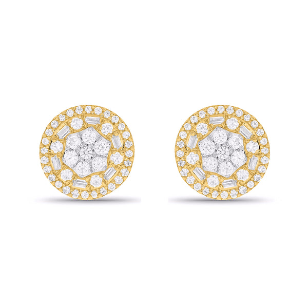 10KT-0.52CTW EARRINGS