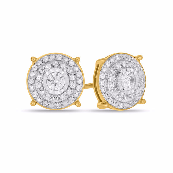 10KT-0.33CTW EARRINGS